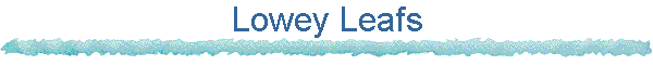 Lowey Leafs